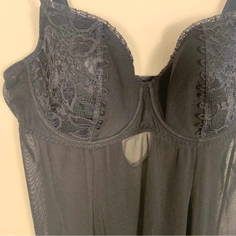 Cacique Underwired Lined Semi Sheer Babydoll Chemise Slip - Picture 12 of 12